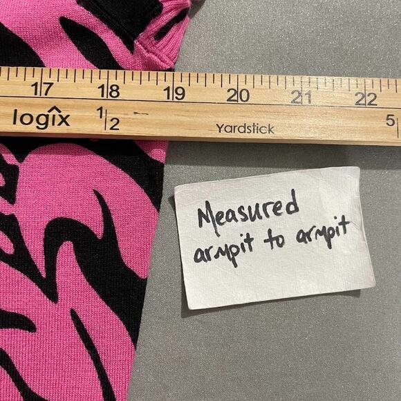 INC Size XL Black Pink Sweater Maximalism Dopamine Glam Barbie Preppy Clueless - Picture 8 of 9